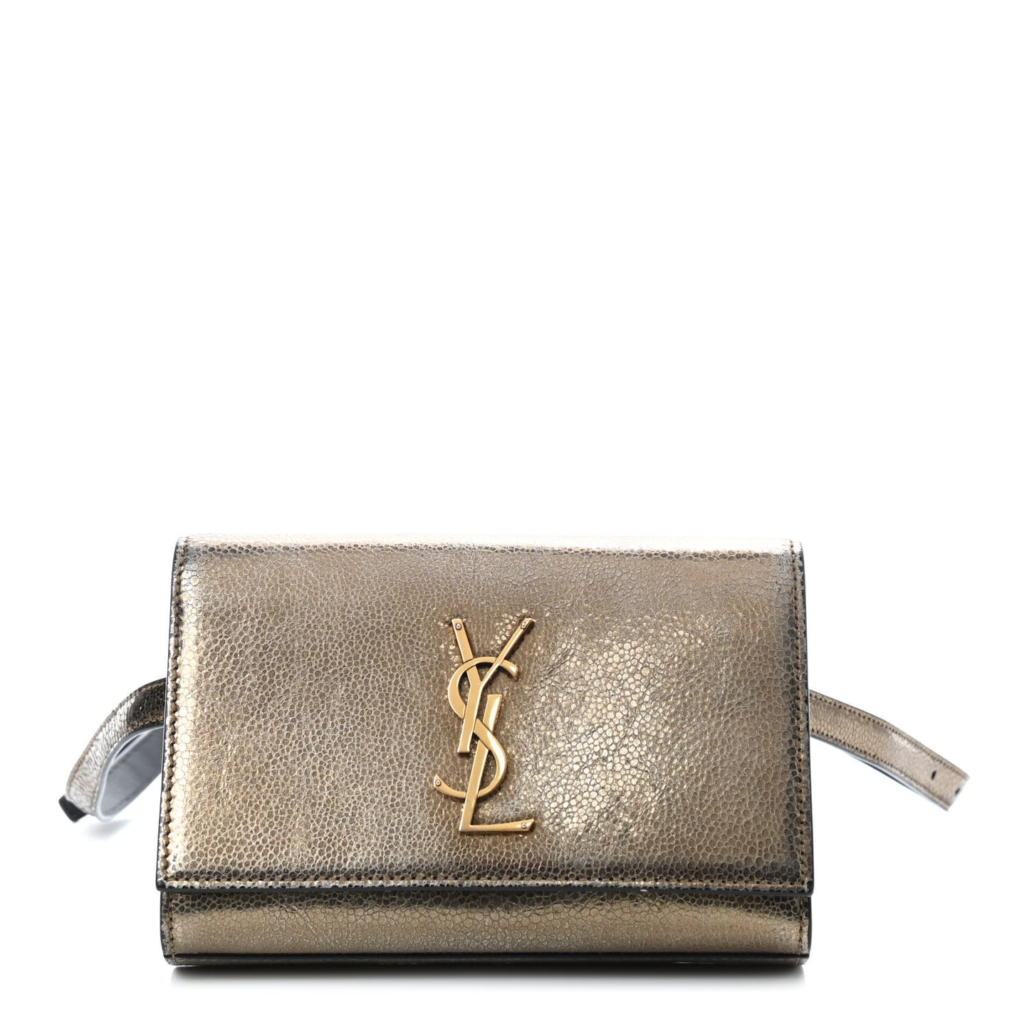Metallic Monogram Kate Belt Bag Gold