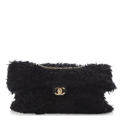 Chanel Fantasy Fur CC Clutch Bag Black 1 of 8