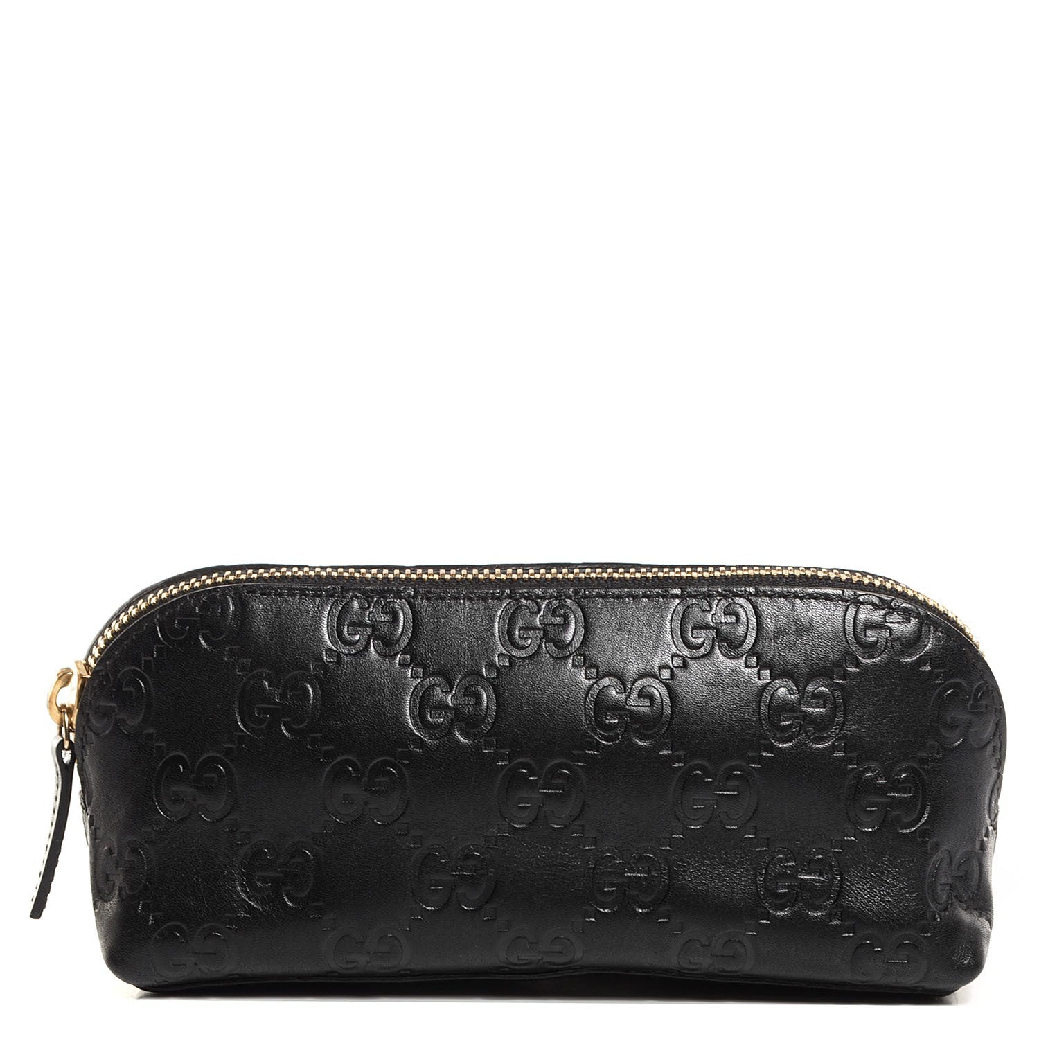 Gucci Guccissima Small Cosmetic Case Black 1 of 8