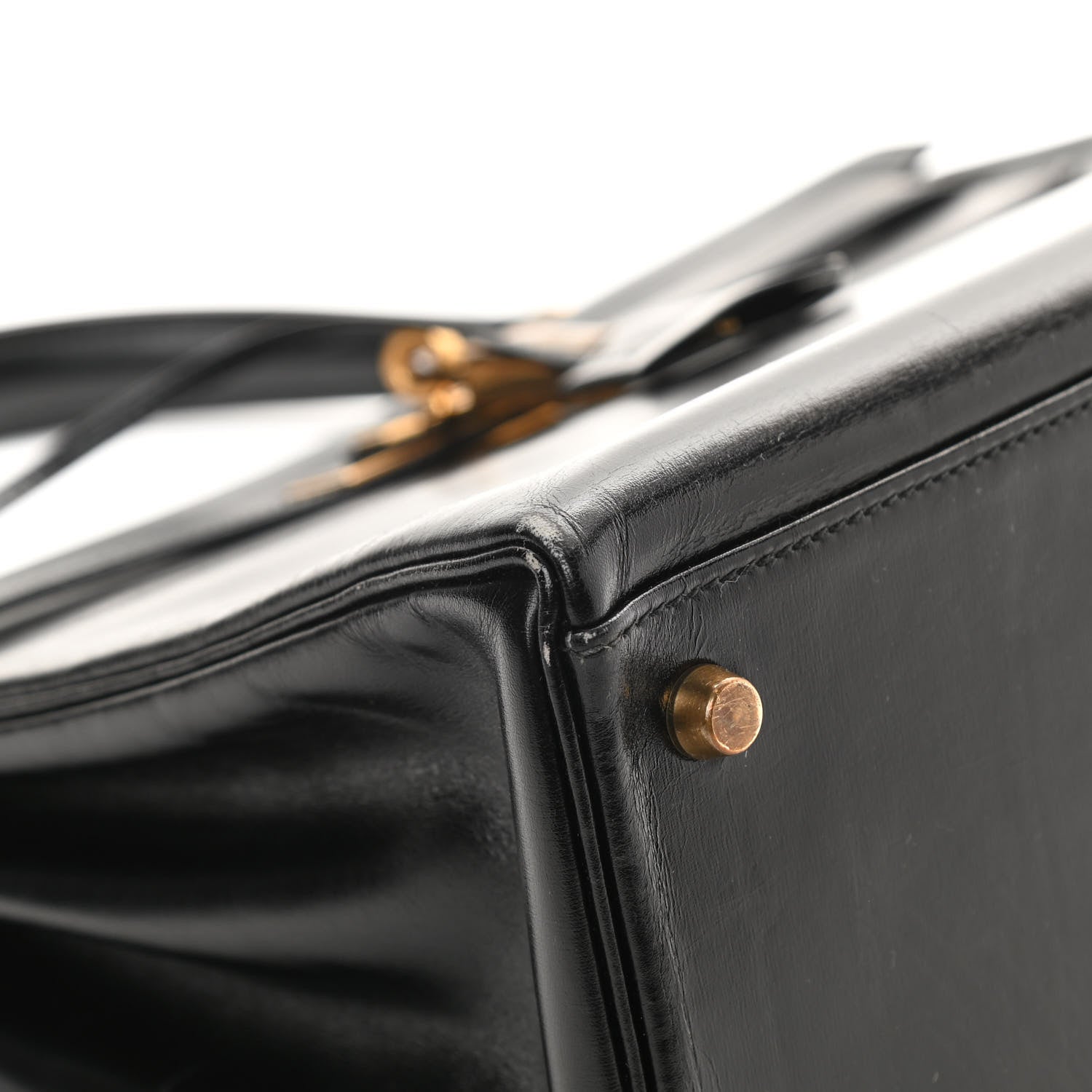 Hermes Box Kelly Retourne 32 Black 8 of 18