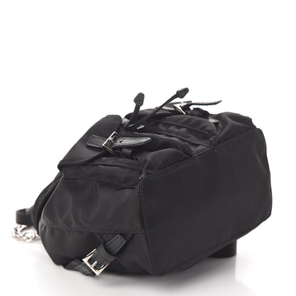 Prada Nylon Vela Mini Crossbody Backpack Black 4 of 8
