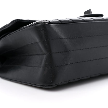 Chanel Aged Calfskin Chevron Quilted 2.55 Reissue 225 Flap So Black 8 of 11