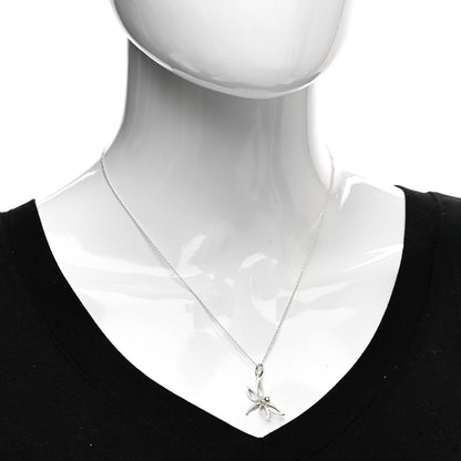 Tiffany Sterling Silver Dragonfly Pendant Necklace 2 of 4
