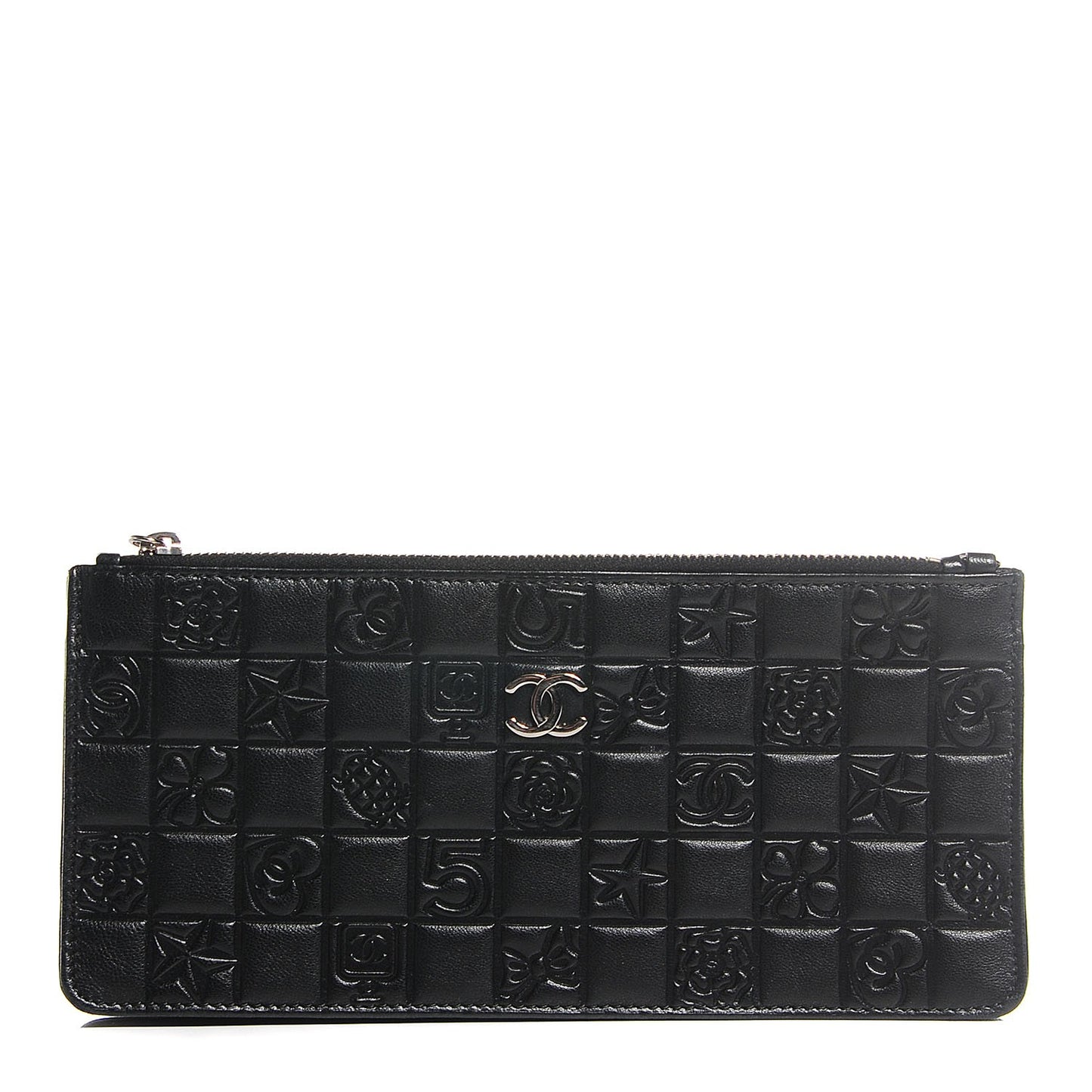 Lambskin Precious Symbols Pochette Black