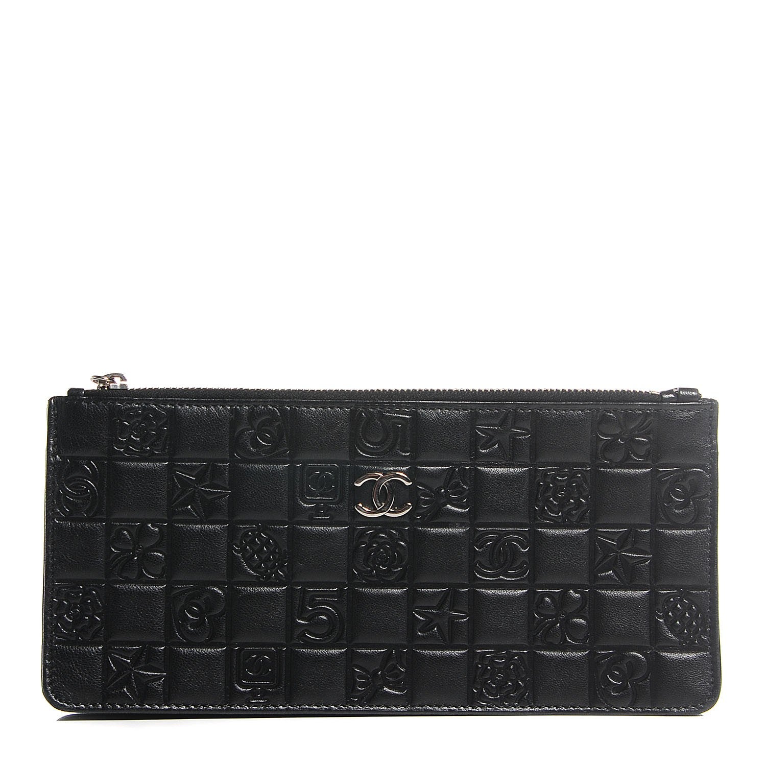 Chanel Lambskin Precious Symbols Pochette Black 1 of 7