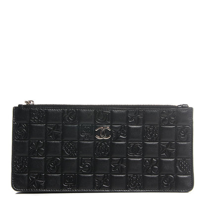 Chanel Lambskin Precious Symbols Pochette Black 1 of 7