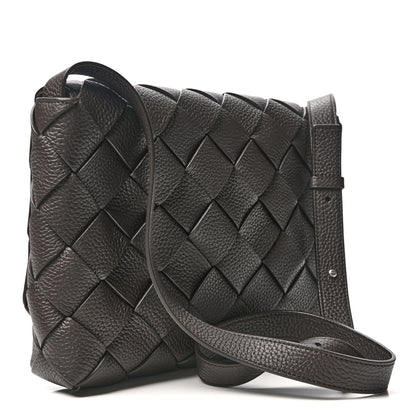 Bottega Veneta Grained Calfskin Intreccio Large Diago Crossbody Bag Fondant 3 of 11