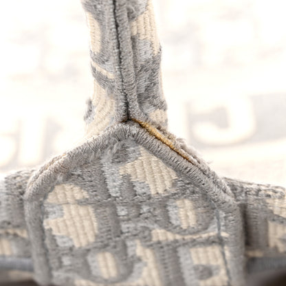 Christian Dior Oblique Medium Book Tote Grey 13 of 14