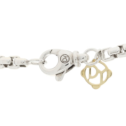 David Yurman Sterling Silver 14K Yellow Gold 3.6mm Box Chain Necklace 20" 4 of 5