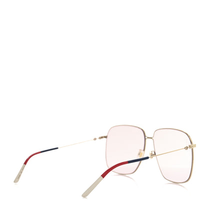Gucci Rectangular Frame Interlocking G Sunglasses GG0394S Pink 4 of 7