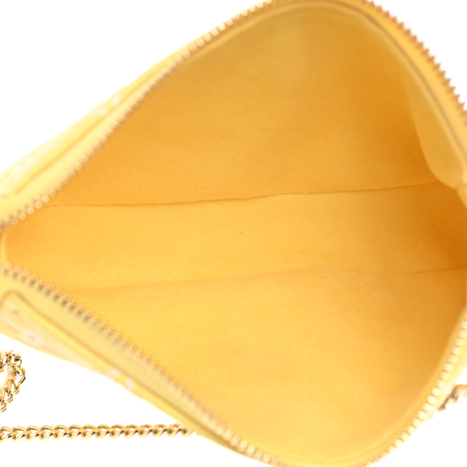 Louis Vuitton Empreinte Monogram Mini Pochette Accessories Lemon Curd Yellow 5 of 7