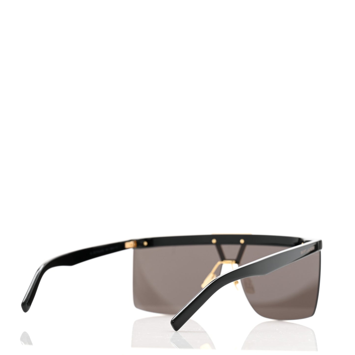Acetate Palace Mask Sunglasses SL 537 Black