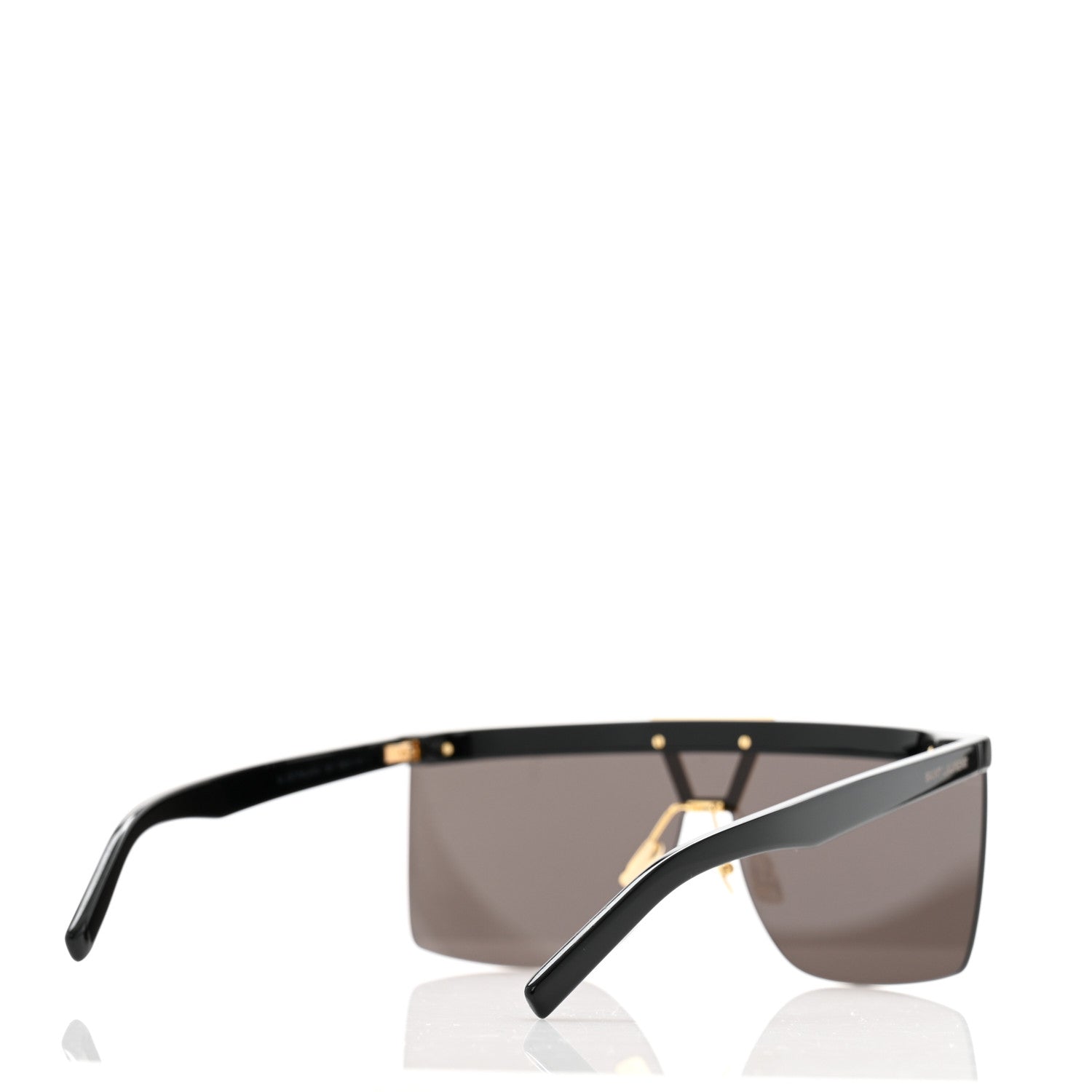 Saint Laurent Acetate Palace Mask Sunglasses SL 537 Black 4 of 7