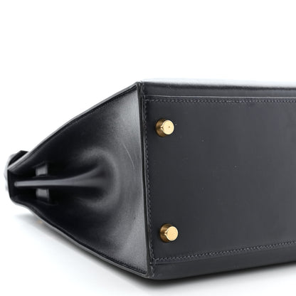 Hermes Box Kelly Sellier 32 Bleu Marine 10 of 14