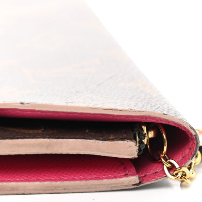 Louis Vuitton Monogram Bloom Flower Emilie Wallet Fuchsia 13 of 13