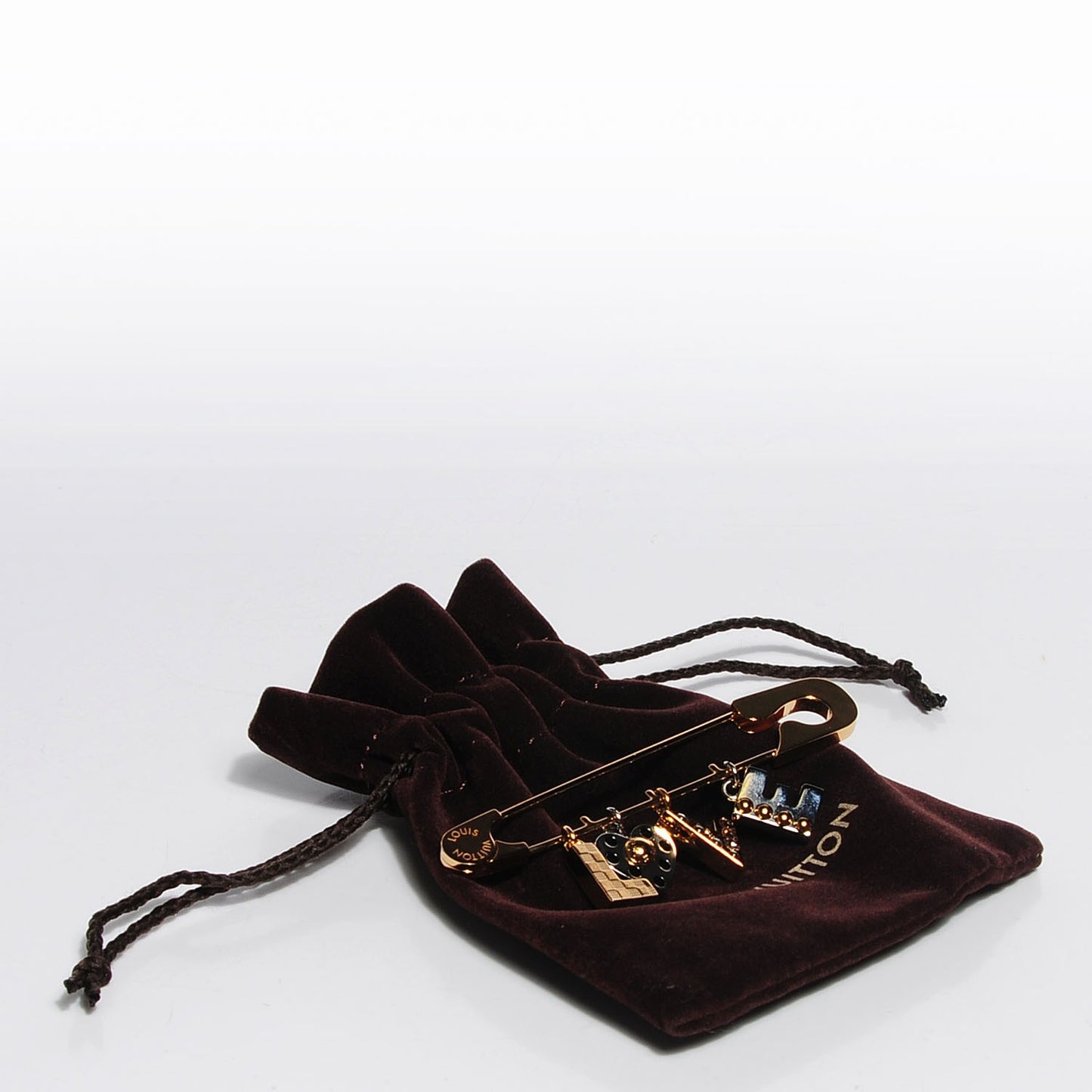Spiky Valentine Brooch Gold