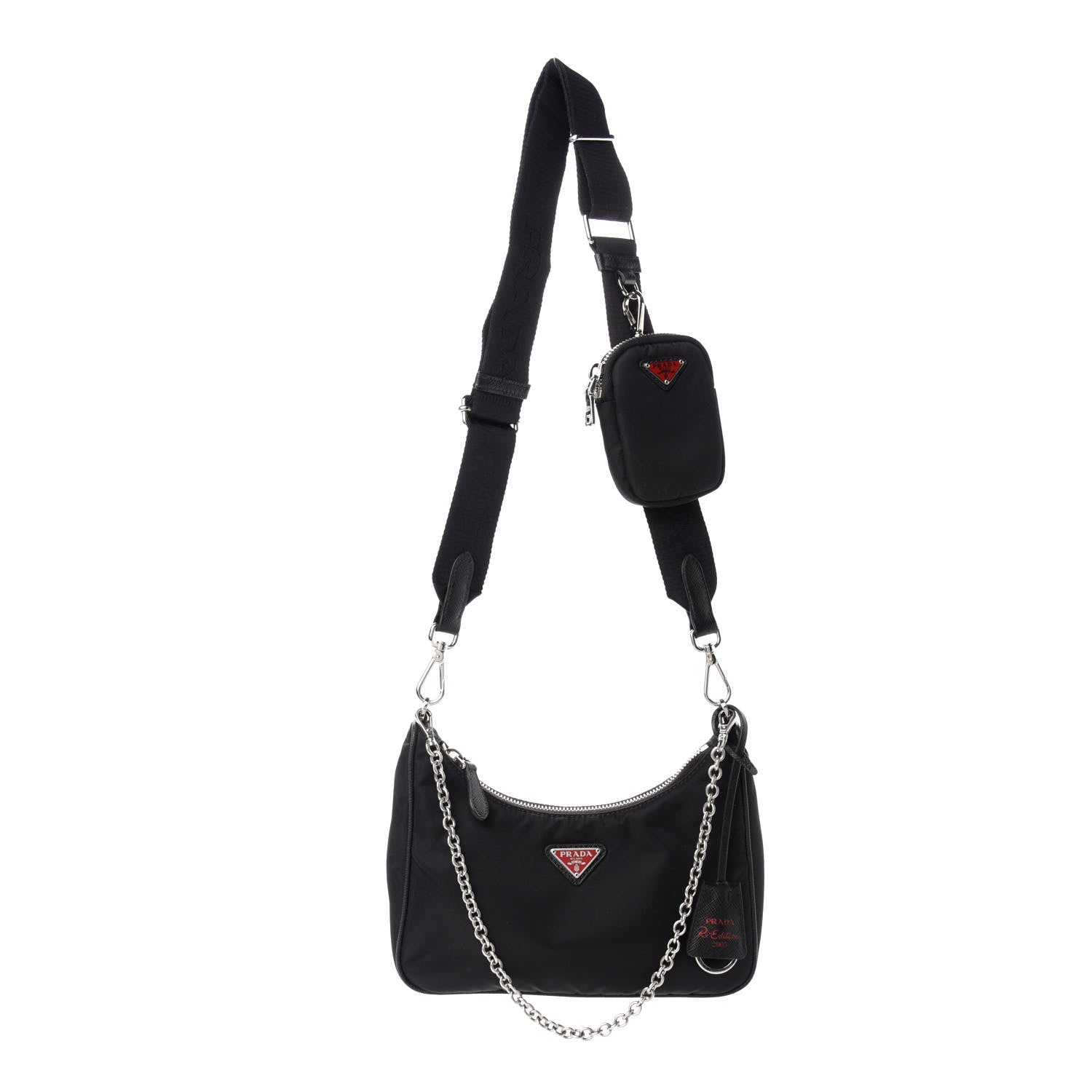 Prada Nylon Lunar New Year Re-Edition 2005 Shoulder Bag Black 1 of 11