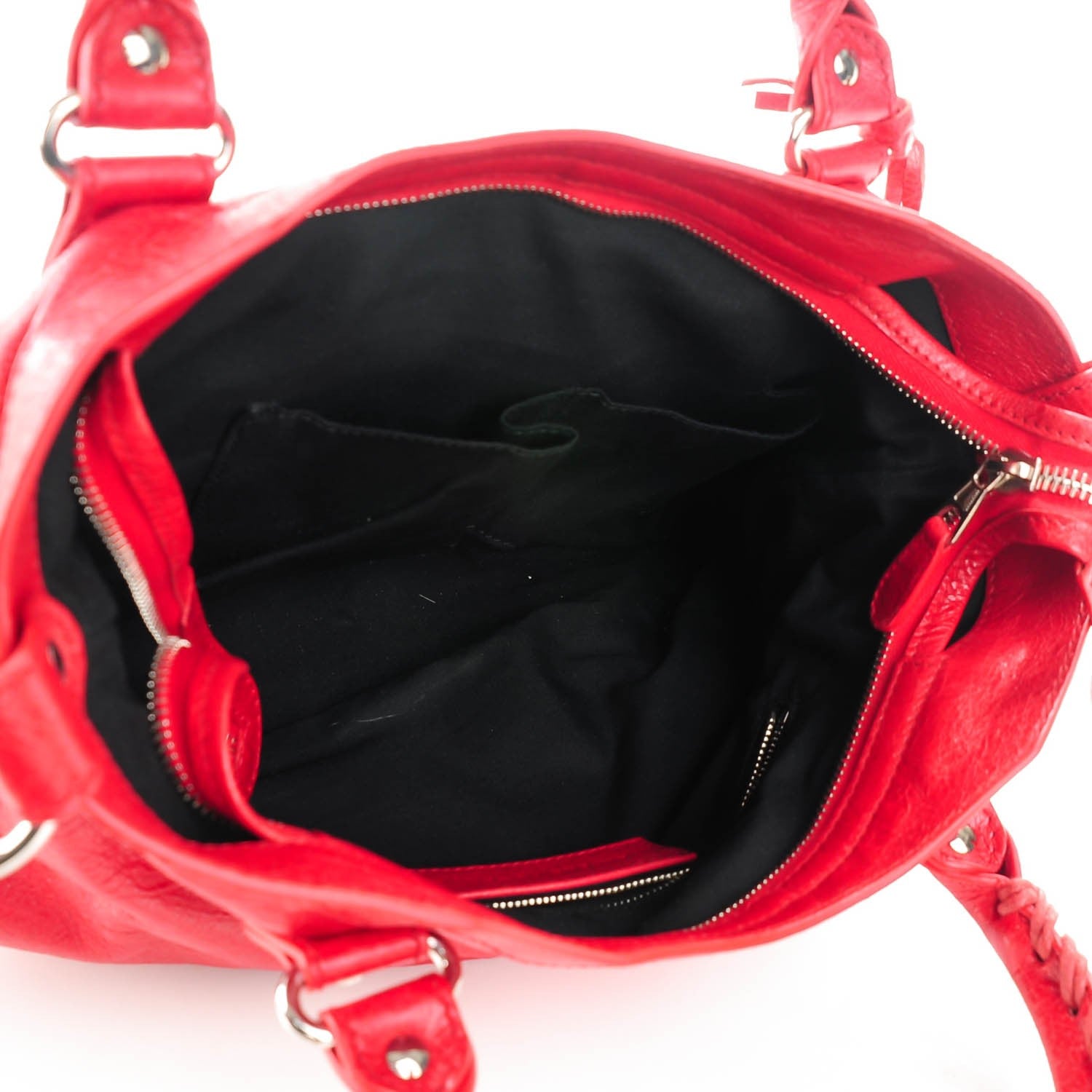 Balenciaga Agneau Giant 12 Silver Hardware Town Rouge Coquelicot 5 of 7