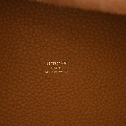 Hermes Taurillon Clemence Picotin Lock 18 PM Biscuit 6 of 10