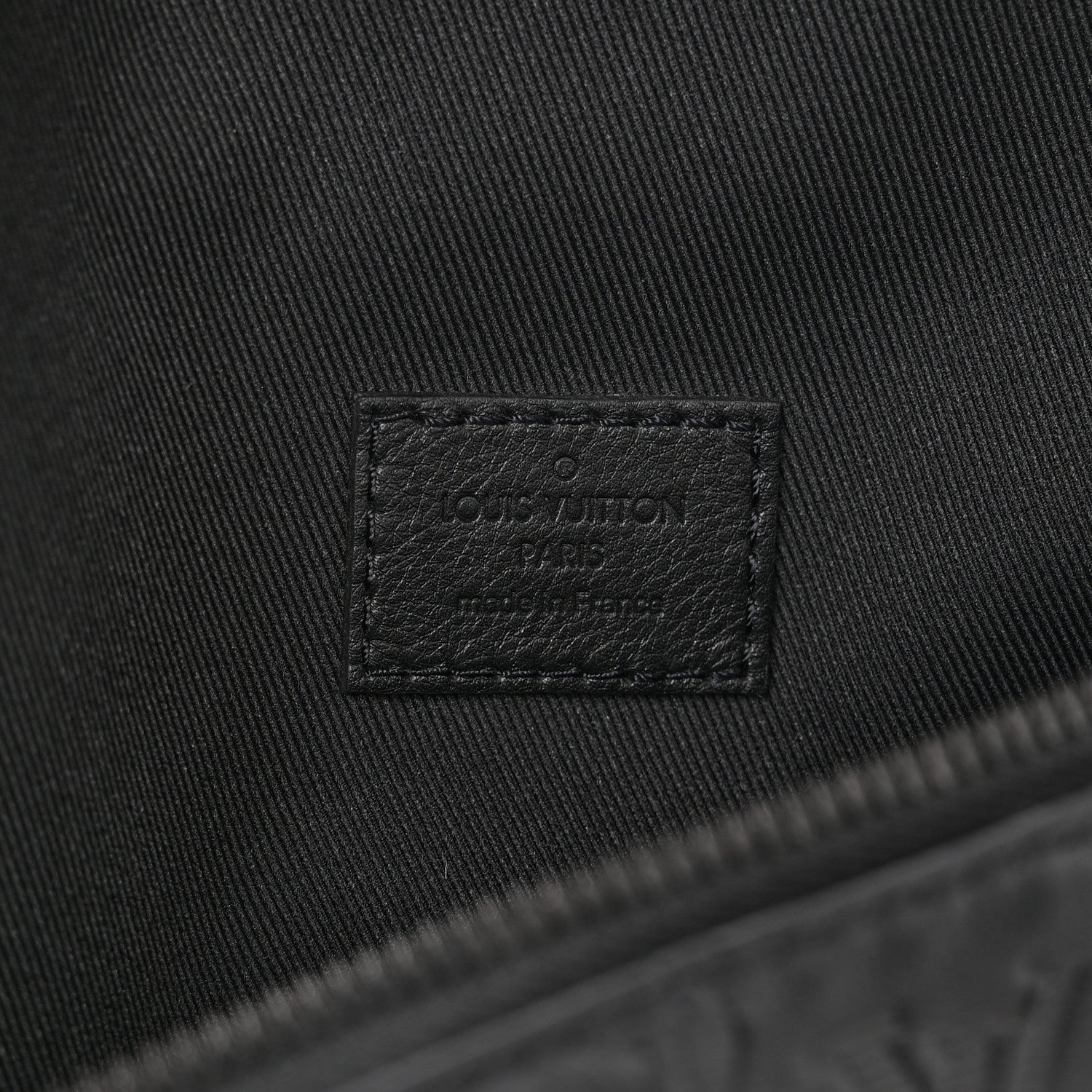 Louis Vuitton Calfskin Monogram Shadow Discovery Bumbag Black 7 of 10