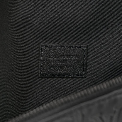 Louis Vuitton Calfskin Monogram Shadow Discovery Bumbag Black 7 of 10