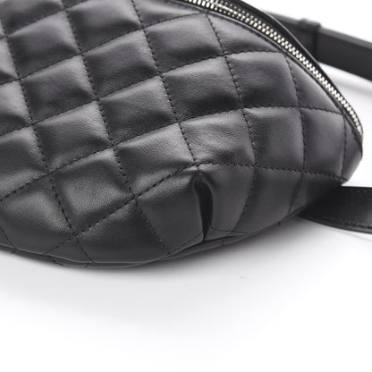 Chanel Lambskin Quilted Waist Belt Bag Black 6 of 11