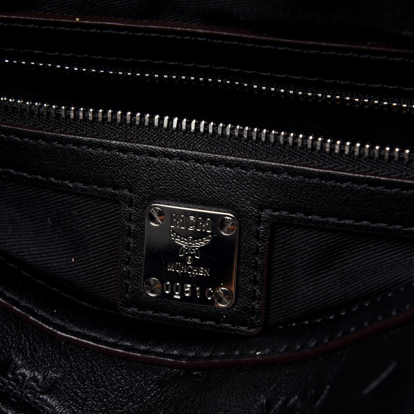 Calfskin Ottomar Monogram Essential Boston Bag Black