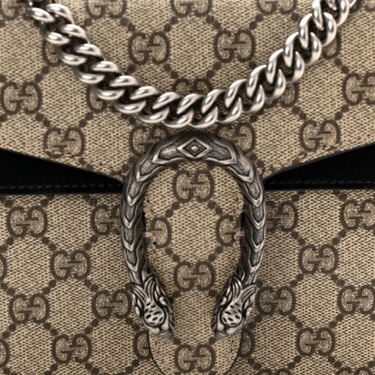 Gucci GG Supreme Monogram Mini Dionysus Shoulder Bag Black 8 of 13