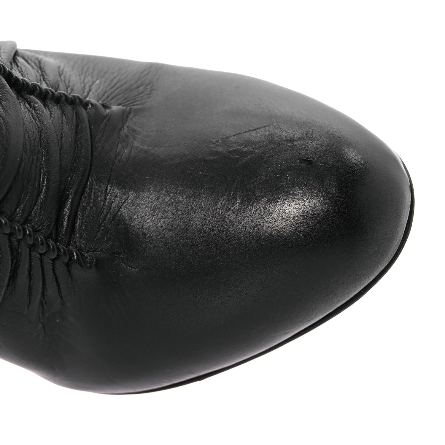 Christian Louboutin Calfskin Lina 100 Boots 40.5 Black 10 of 11