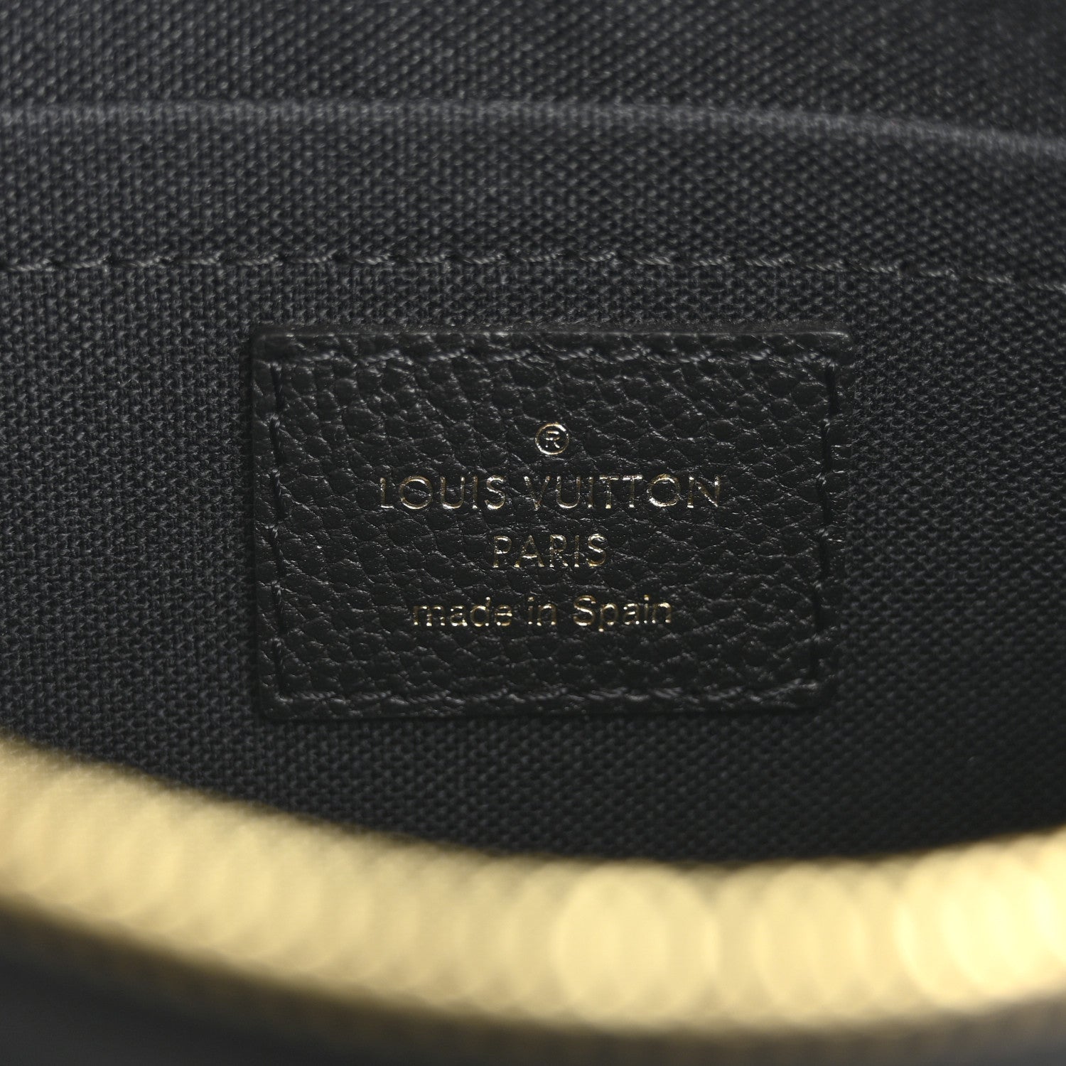 Louis Vuitton Monogram Pallas Clutch Black 6 of 10