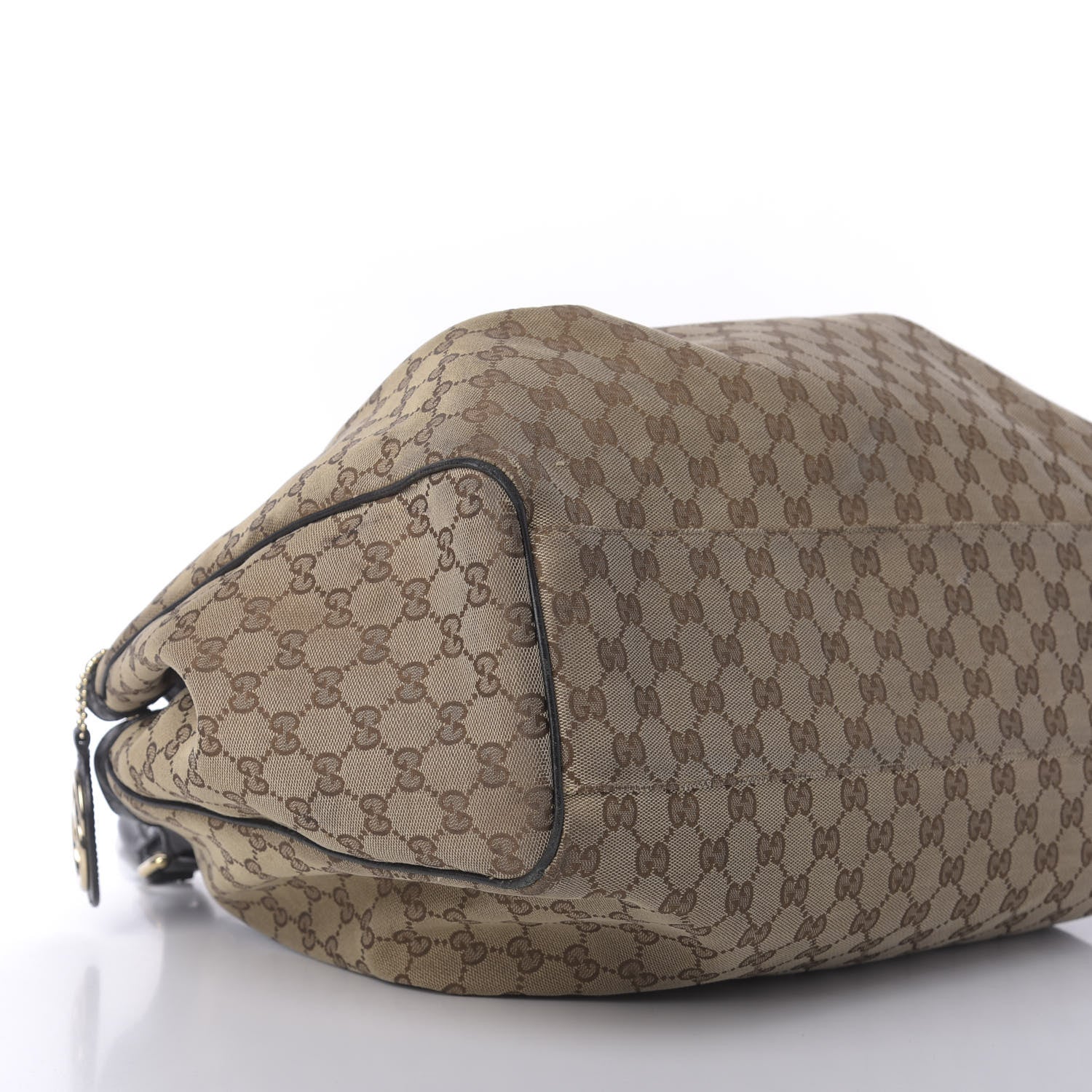 Gucci Monogram Large Sukey Tote Beige Ebony Black 6 of 21