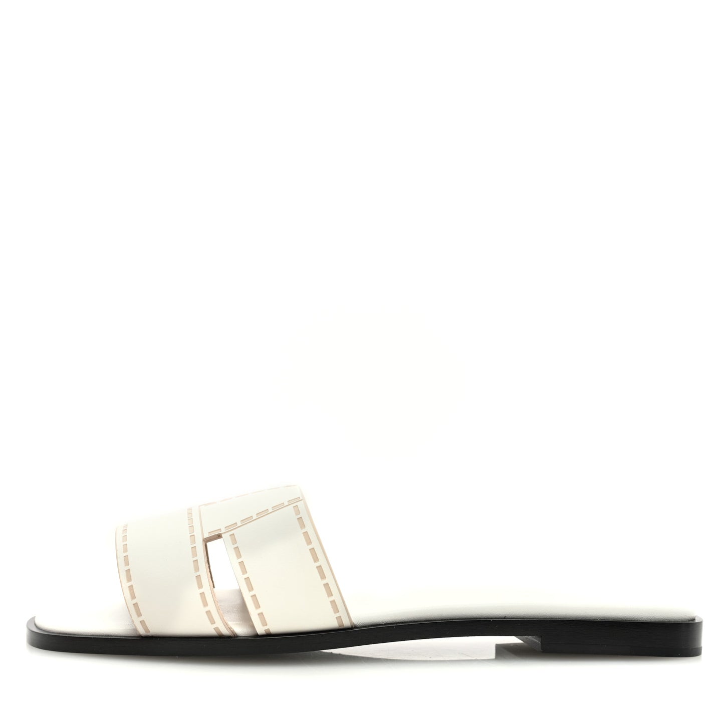 Calfskin Mosaique Idioma Sandals 38 White