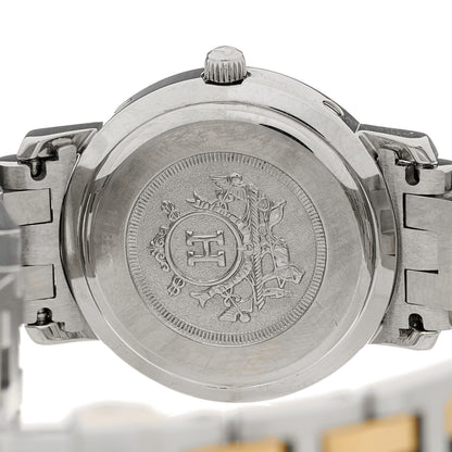 Hermes Stainless Steel 24mm Clipper Quartz Watch Gold 4 of 4