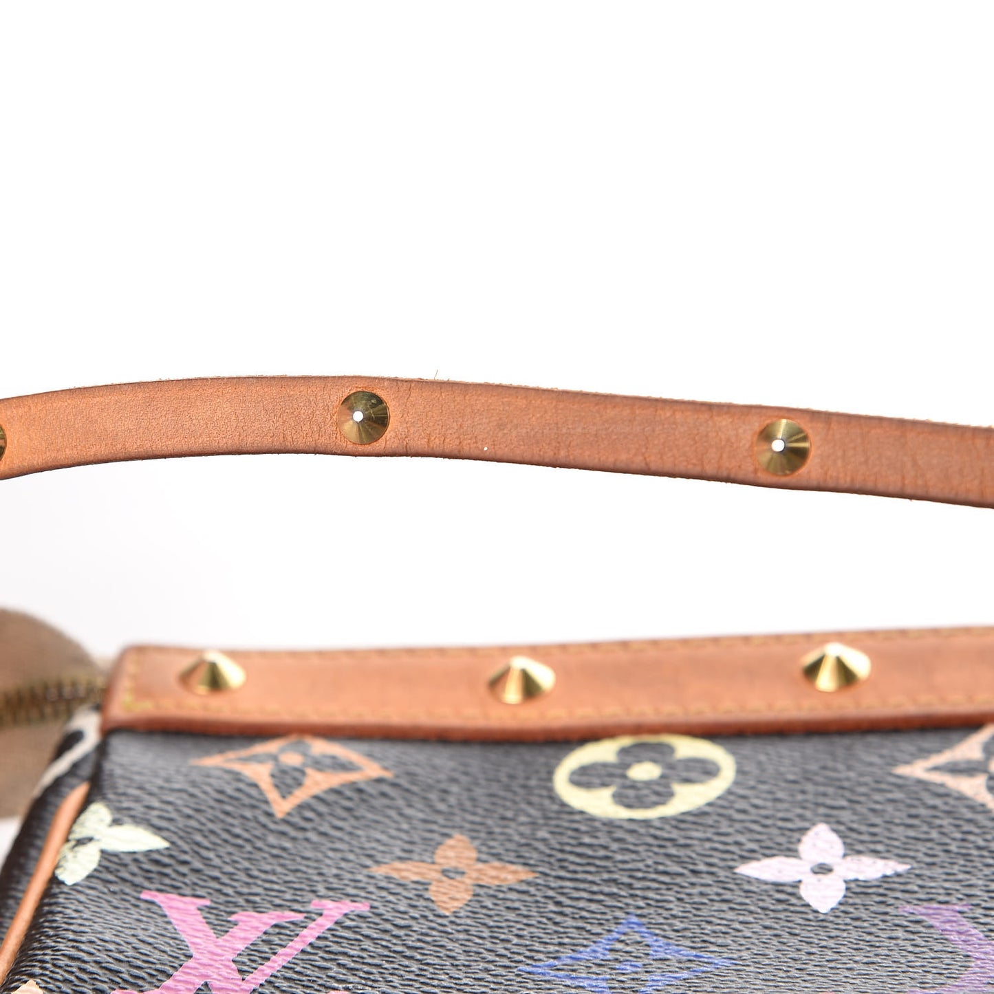 Monogram Multicolor Pochette Accessories Black