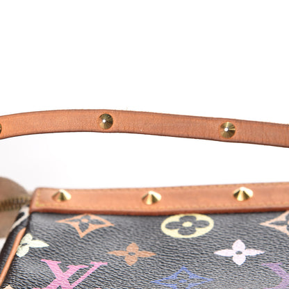 Louis Vuitton Monogram Multicolor Pochette Accessories Black 12 of 23