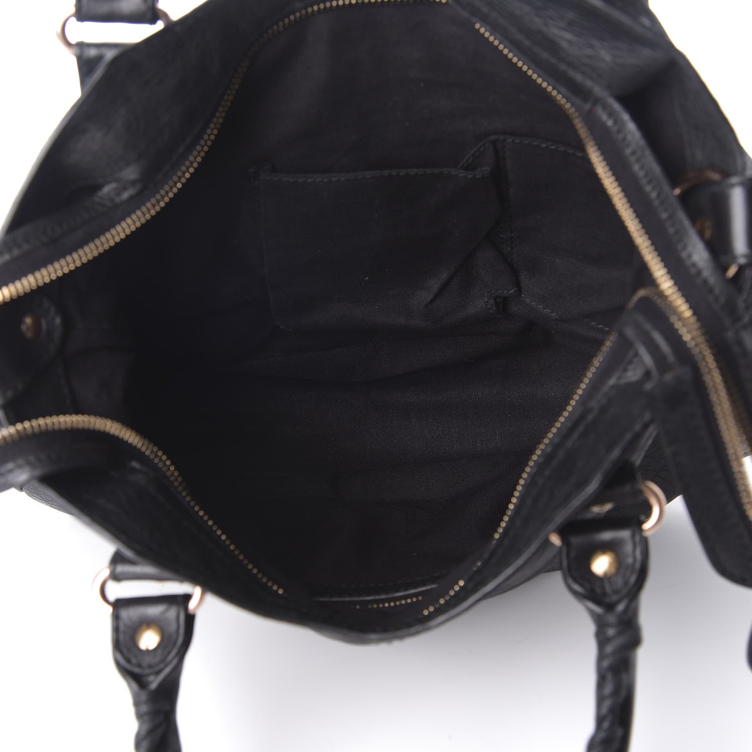Balenciaga Agneau Giant 12 Rose Gold Hardware Town Black 4 of 8