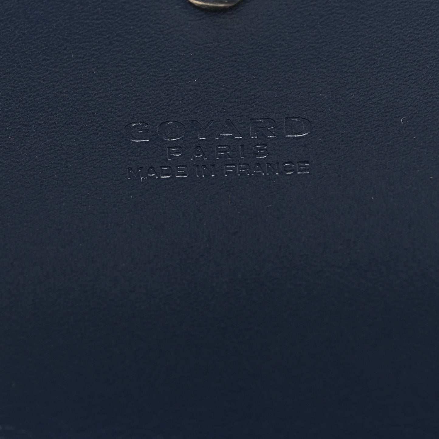 Goyardine Varenne Long Wallet Navy