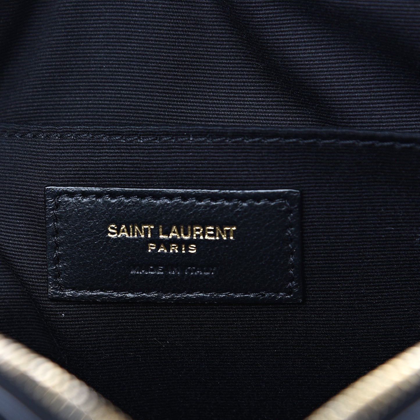 Calfskin Matelasse Monogram Lou Camera Bag Black