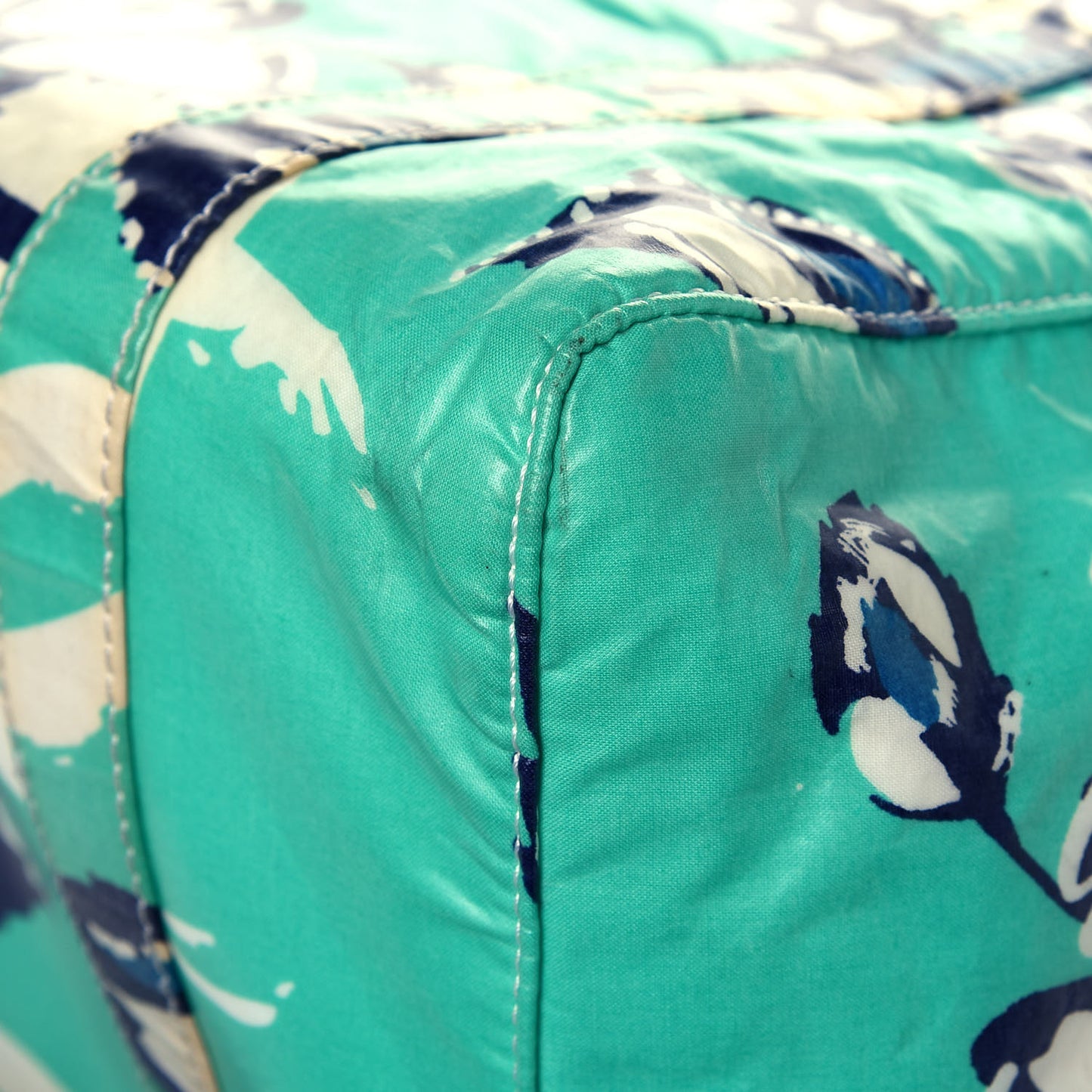 PVC Floral Print Tote Multicolor