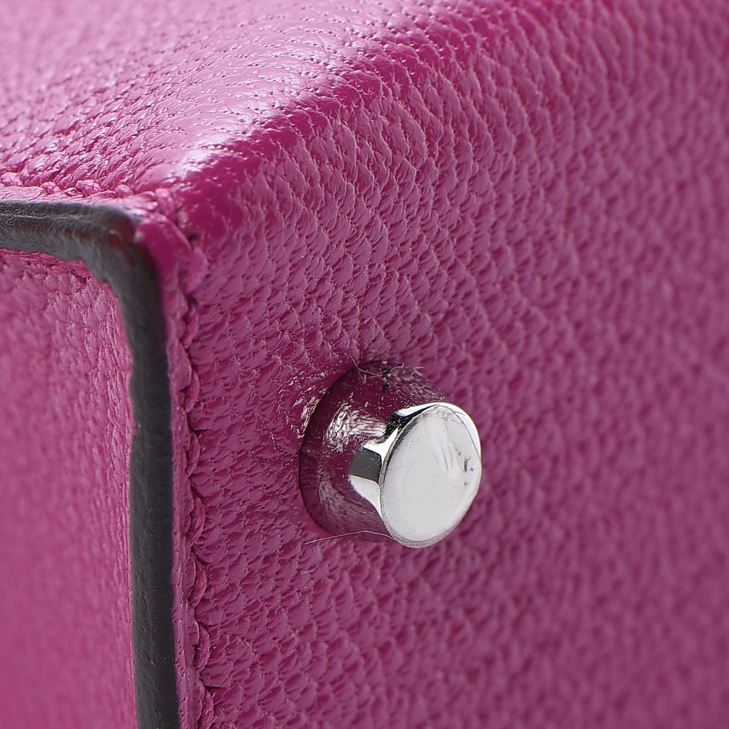 Chevre Mysore Mini Kelly Sellier 20 Rose Pourpre