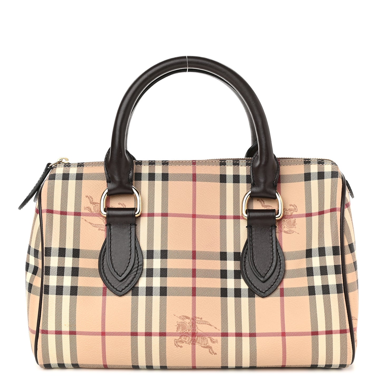 Haymarket Check Small Chester Bowling Bag Chocolate