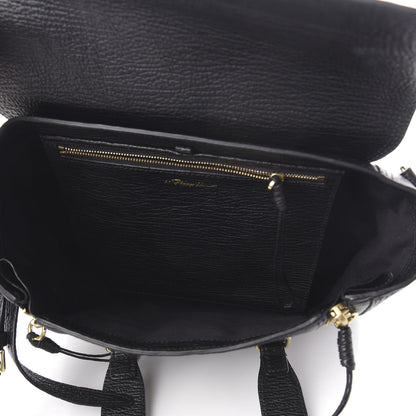3.1 Phillip Lim 3.1 Textured Calfskin Medium Pashli Satchel Black 6 of 10