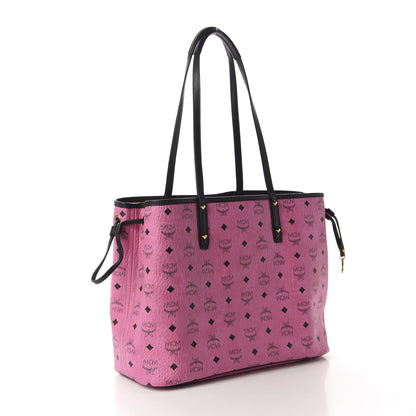 MCM Visetos Medium Liz Reversible Shopper Tote Pink 3 of 15