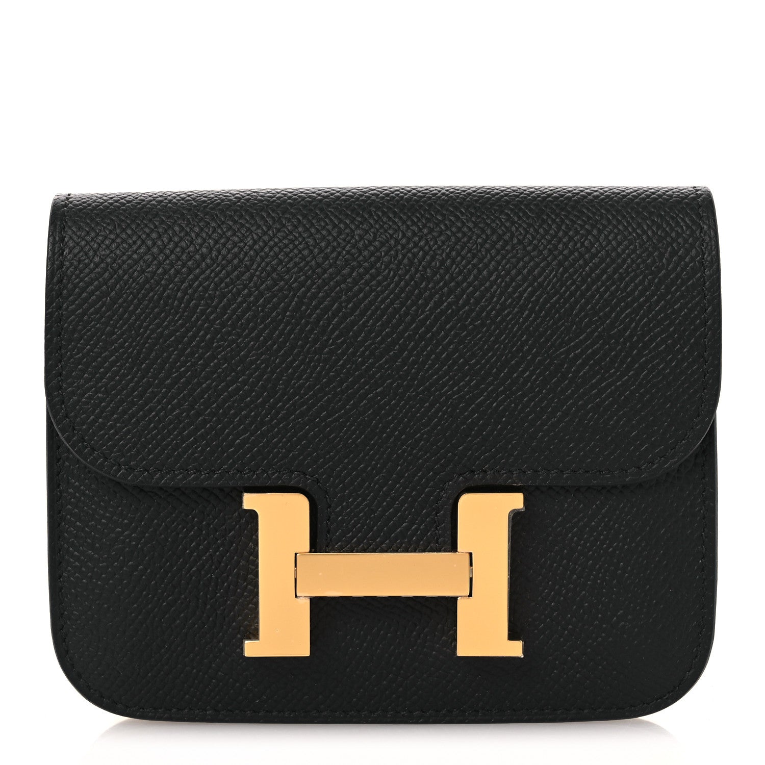 Hermes Epsom Constance Slim Wallet Black 1 of 10