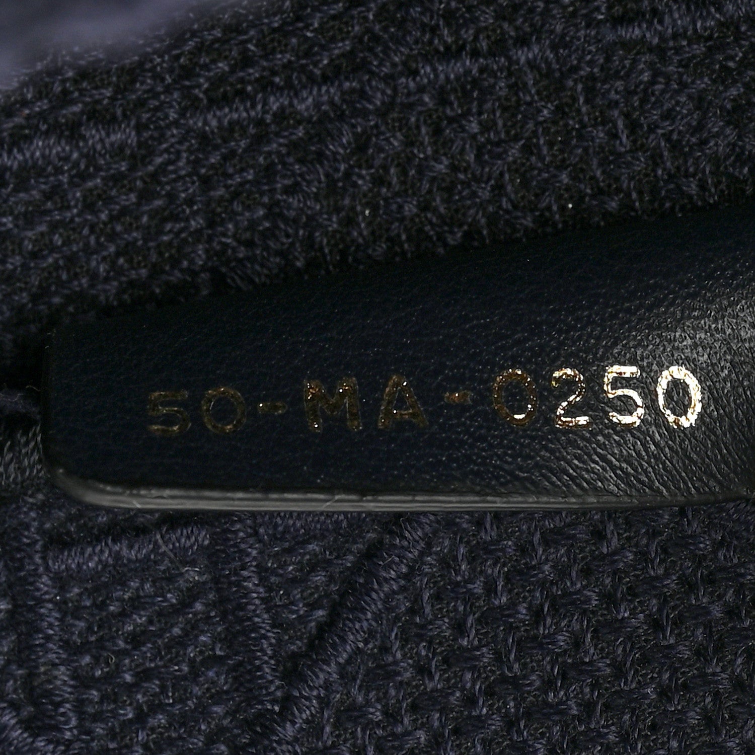 Christian Dior Embroidered Cannage Medium Book Tote Navy 7 of 9