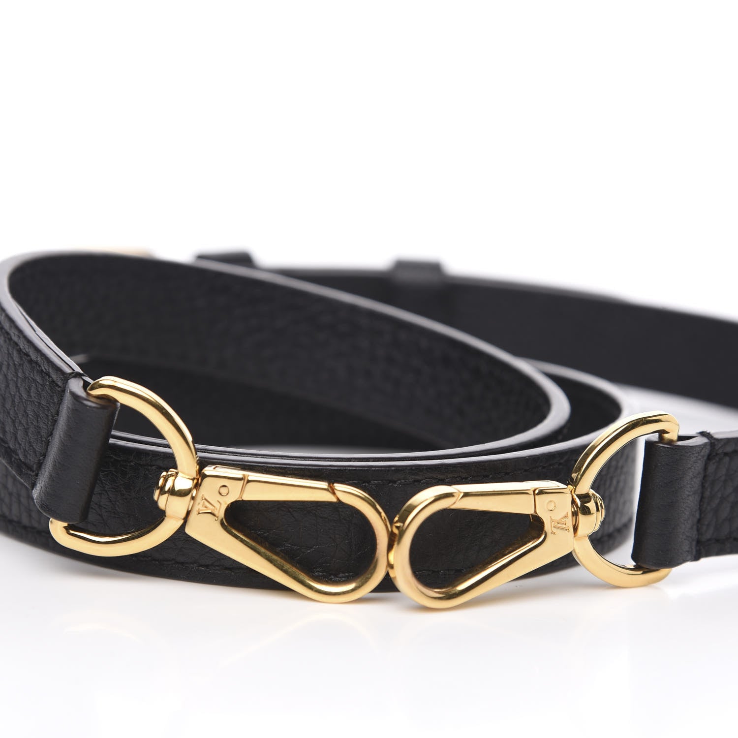 Louis Vuitton Calfskin Metis Adjustable Shoulder Strap Black 3 of 3