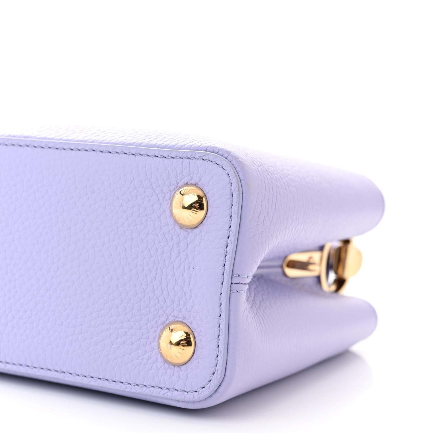Louis Vuitton Taurillon Kintsugi Capucines BB Iris 9 of 10