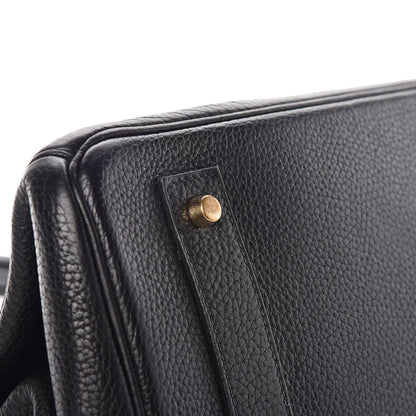 Hermes Taurillon Clemence JPG Birkin 42 Black 7 of 36