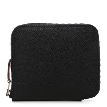Hermes Epsom Silk'in Compact Wallet Black 1 of 9