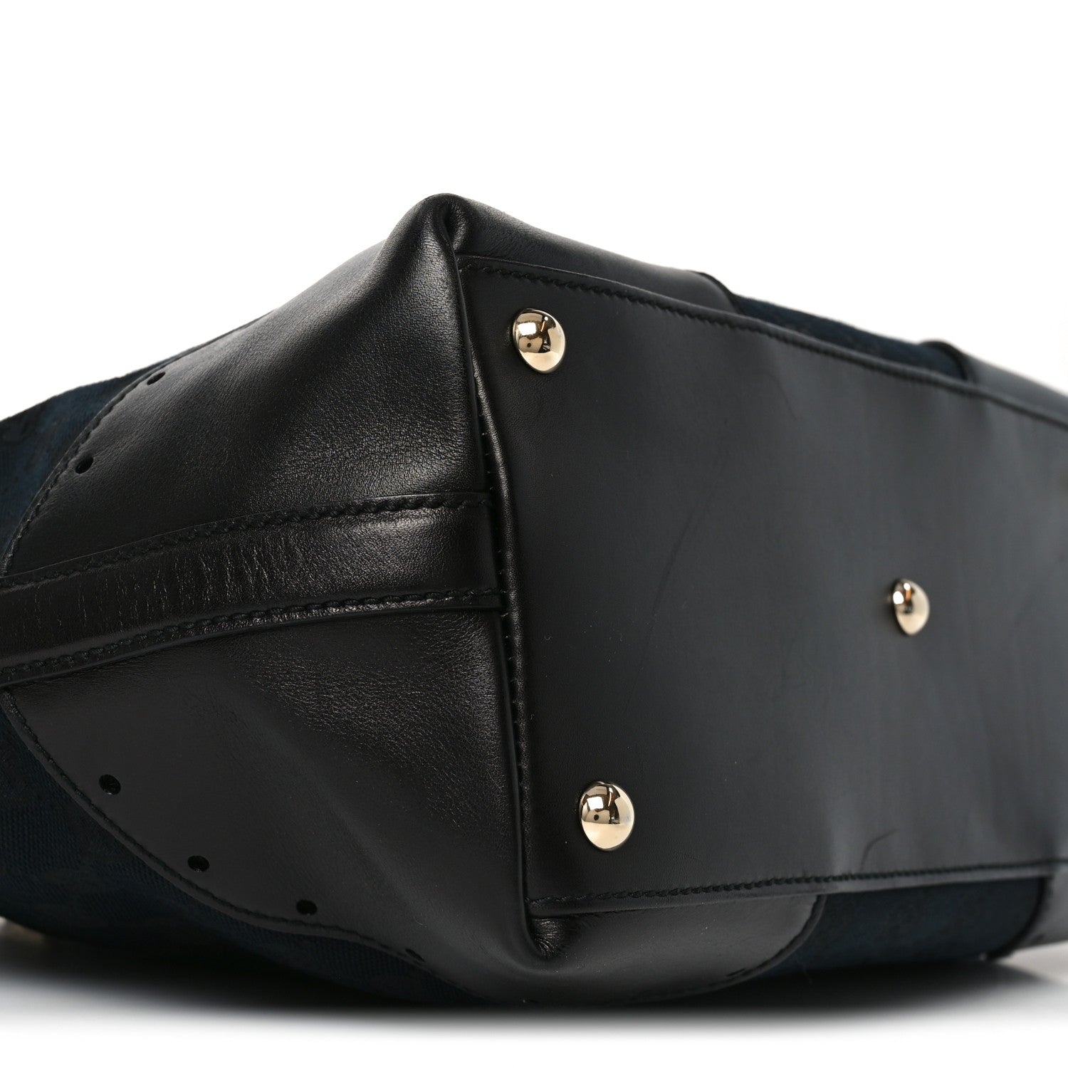 GUCCIバック Gucci Monogram Large Punch Tote Black 1874851 – FASHIONPHILE